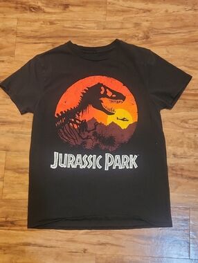 Orginal Jurassic Park Black Graphic Tee